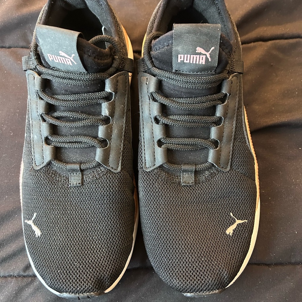 Puma Charcoal Mesh Sneakers